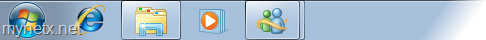 Windows 7: Messenger in taskbar