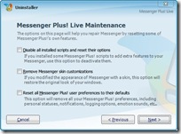 Messenger Plus! Live Maintenance
