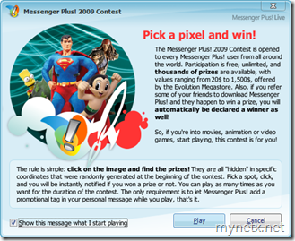 Messenger Plus! 2009 Contest - Pick a pixel and win!