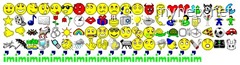 Windows Live Messenger 2009 emoticons (256 colors)