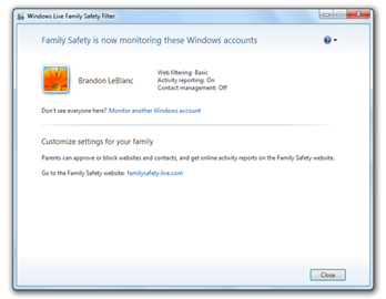 Windows Live Family Safety 2009, QFE2