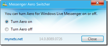 Messenger Aero Switcher